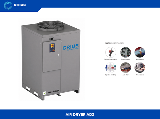 AD2 Series — Refrigerant Dryer (Air Cooling)